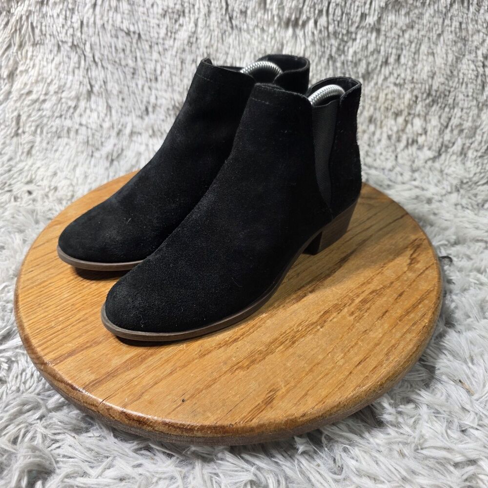Kensie Ankle Boot Womens Size 8M Gazelle Suede Chelsea Superhero Elastic Gusset